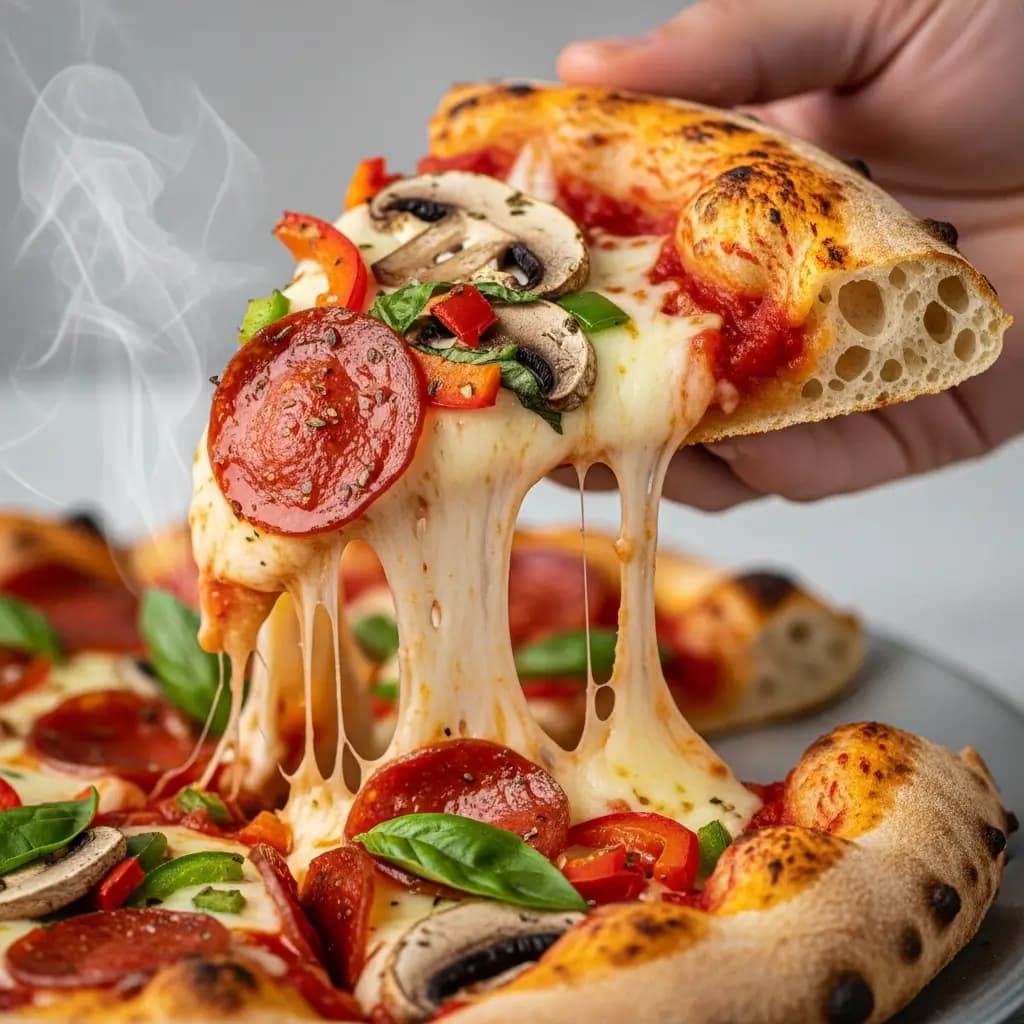 Image for Same Day Sourdough Pizza Crust Recipe (Ready in 4 Hours – No Overnight Wait!)